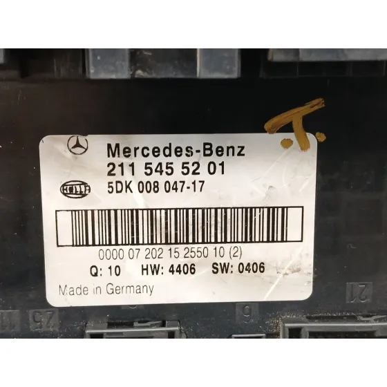 Caja Reles / Fusibles para Mercedes-Benz Clase Cls (W219)