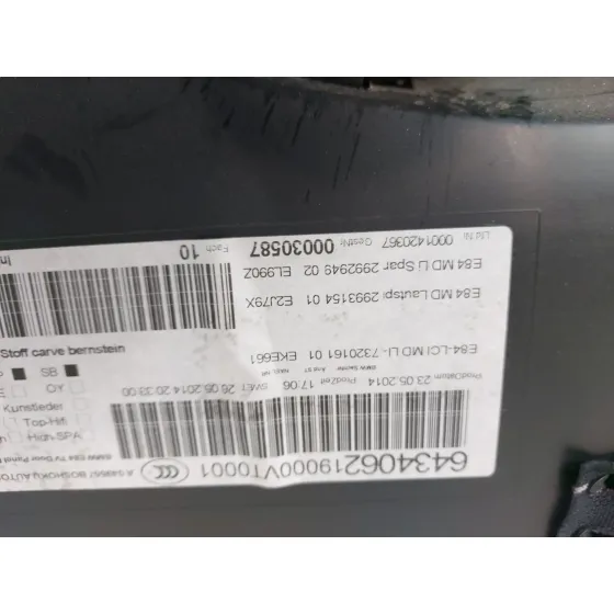 Guarnecido Puerta Delantera Izquierda para Bmw X1 (E84)