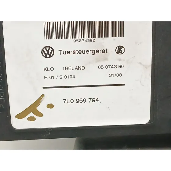 Motor Elevalunas Trasero Derecho para Volkswagen Touareg (7La)