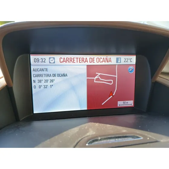 Pantalla Multifuncion para Opel Zafira Tourer C (P12)