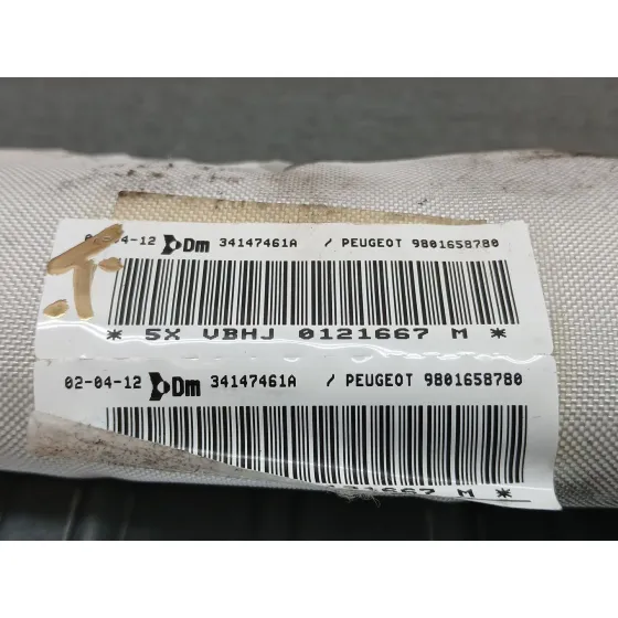 Airbag Cortina Delantero Derecho para Peugeot 5008 (0U_, 0E_)