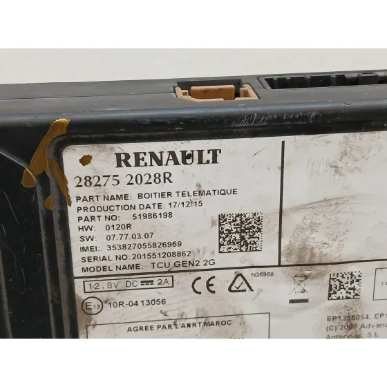 Modulo Electronico para Renault Scenic Iii (Jz0/1_)