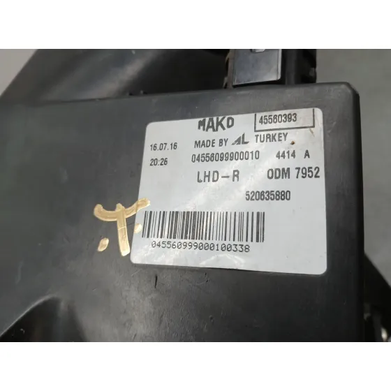Faro Derecho para Fiat Fiorino Furgoneta/Monovolumen (225_)
