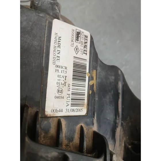 Faro Derecho para Renault Laguna Ii (Bg0/1_)