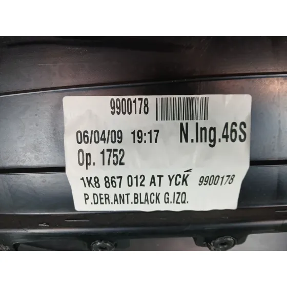 Guarnecido Puerta Delantera Derecha para Volkswagen Scirocco Iii (137, 138)
