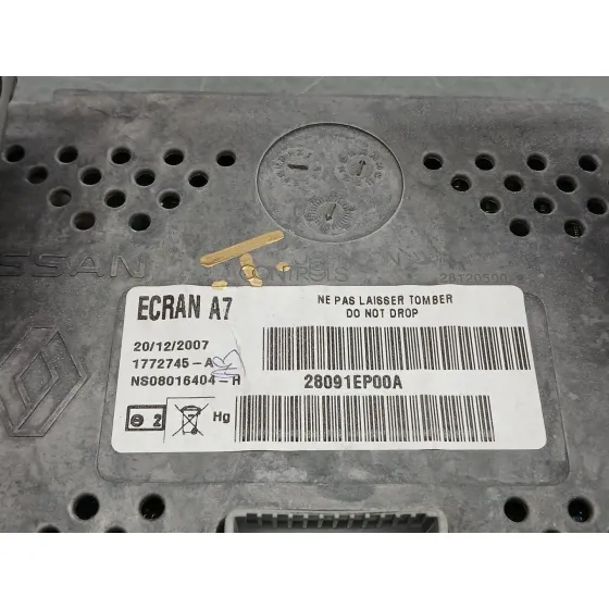 Pantalla Multifuncion para Nissan Qashqai I (J10, Nj10)