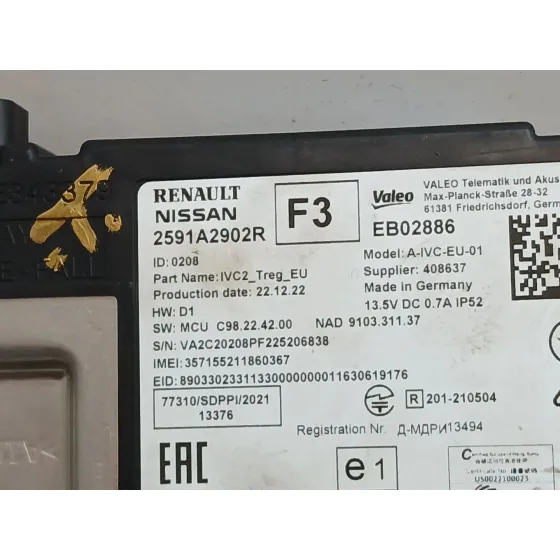 Modulo Electronico para Renault Megane E-Tech Suv