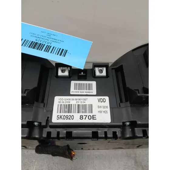 Cuadro Instrumentos para Volkswagen Golf Vi (5K1)