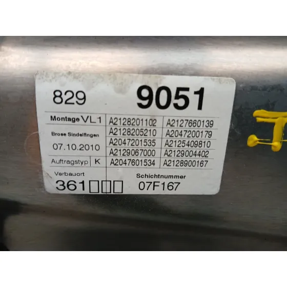 Elevalunas Delantero Izquierdo para Mercedes-Benz Clase E (W212) Lim.