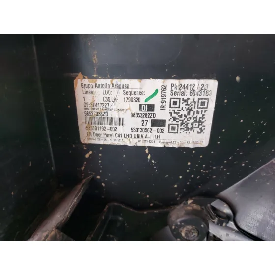 Guarnecido Puerta Delantera Izquierda para Citroën C4 Iii (Ba_, Bb_, Bc_)