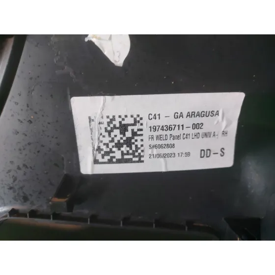 Guarnecido Puerta Delantera Derecha para Citroën C4 Iii (Ba_, Bb_, Bc_)