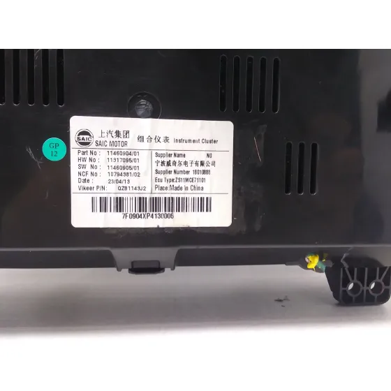 Cuadro Instrumentos para Mg Zs Suv (Azs1)