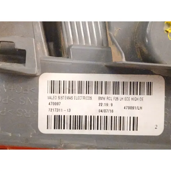 Piloto Trasero Izquierdo para Bmw X3 (F25)