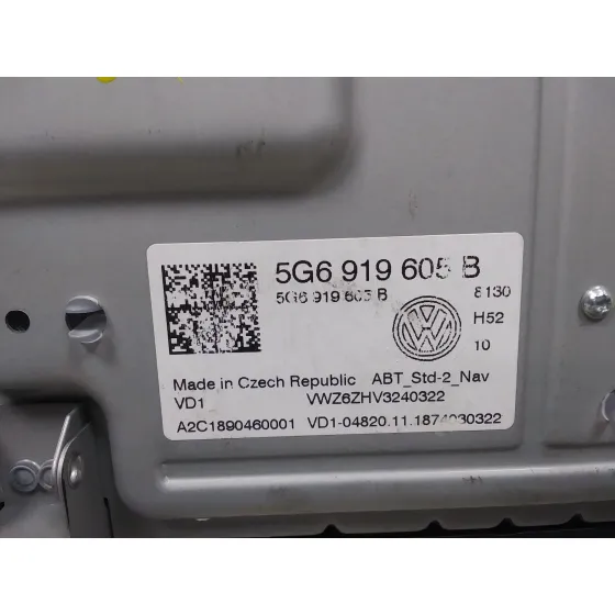 Sistema Audio / Radio Cd para Volkswagen Golf Vii (5G1, Bq1, Be1, Be2)