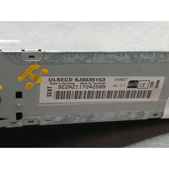 Sistema Audio / Radio Cd para Seat Ibiza (6J5)