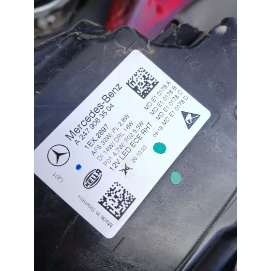 Faro Izquierdo para Mercedes-Benz Gla (H247)