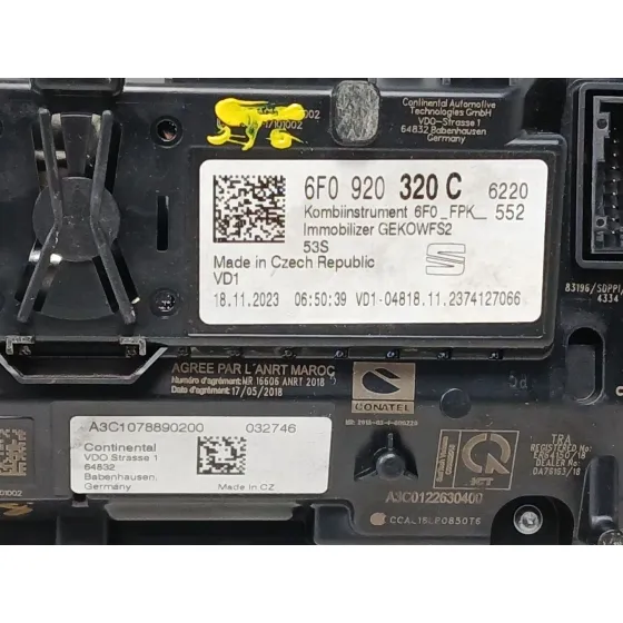 Cuadro Instrumentos para Seat Arona (Kj7, Kjp)