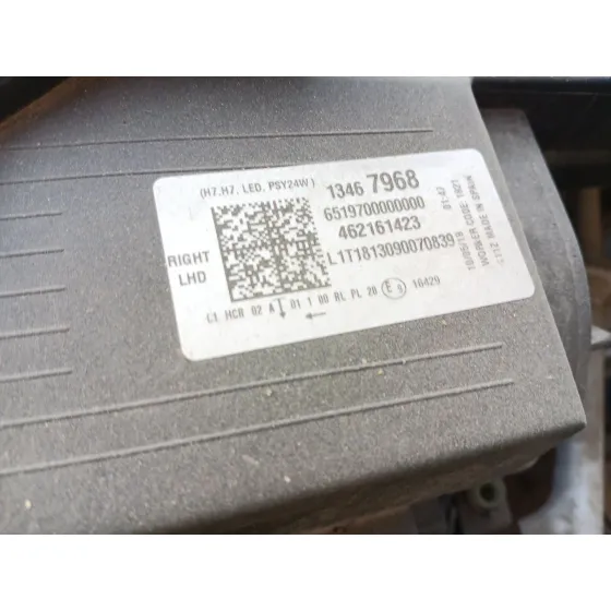 Faro Derecho para Opel Crossland X / Crossland (P17, P2Qo)