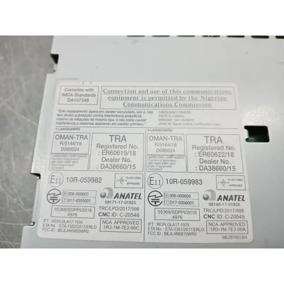 Sistema Audio / Radio Cd para Renault Captur I (J5_, H5_)