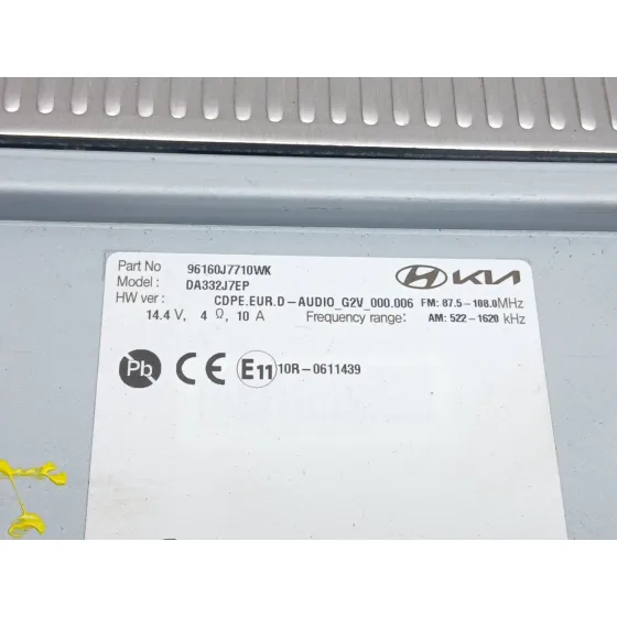 Sistema Audio / Radio Cd para Kia Ceed (Cd)
