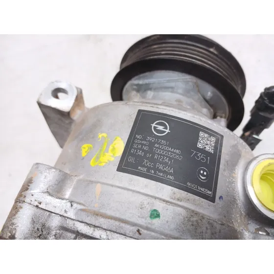 Compresor Aire Acondicionado para Opel Astra K (B16)