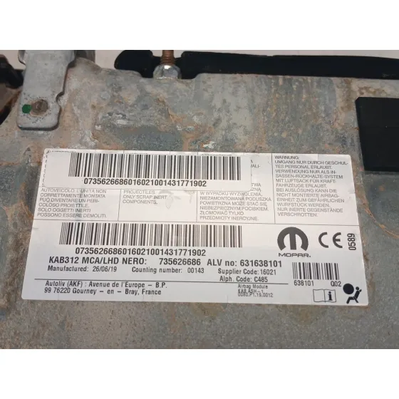 Kit Airbag para Fiat 500 (312_)