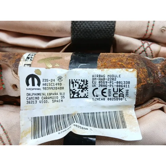 Airbag Cortina Delantero Izquierdo para Peugeot 3008 Iii Hybrid Motor Hn09