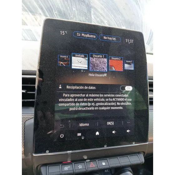 Pantalla Multifuncion para Renault Arkana I (Lcm_, Ldn_)