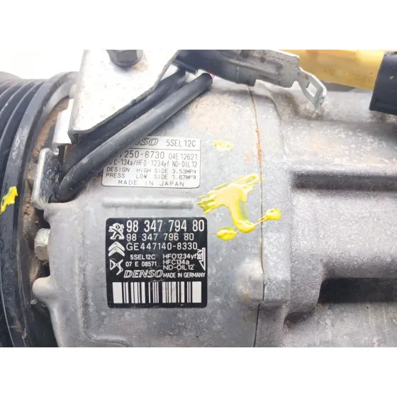 Compresor Aire Acondicionado para Peugeot 3008 Ii Suv (Mc_, Mr_, Mj_, M4_)