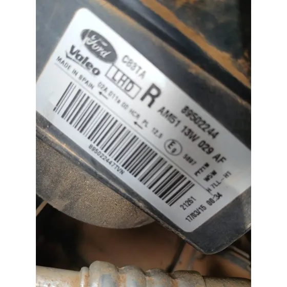 Faro Derecho para Ford C-Max Ii (Dxa/Cb7, Dxa/Ceu)