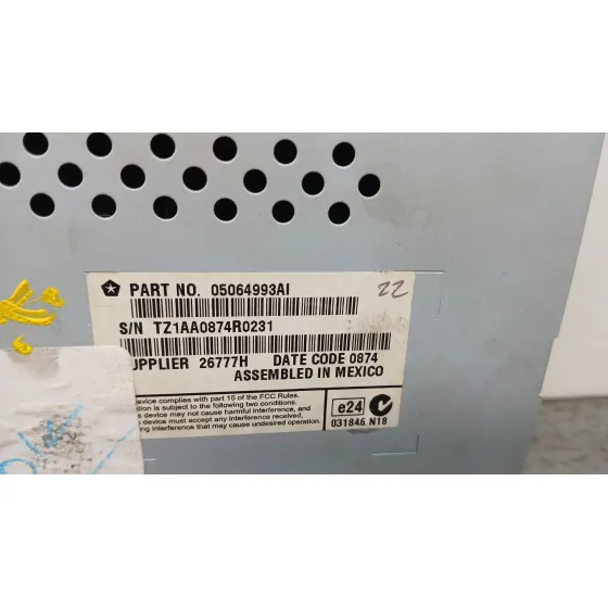 Pantalla Multifuncion para Fiat Freemont (345_)
