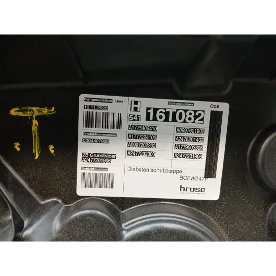 Elevalunas Delantero Izquierdo para Mercedes-Benz Gla (H247)