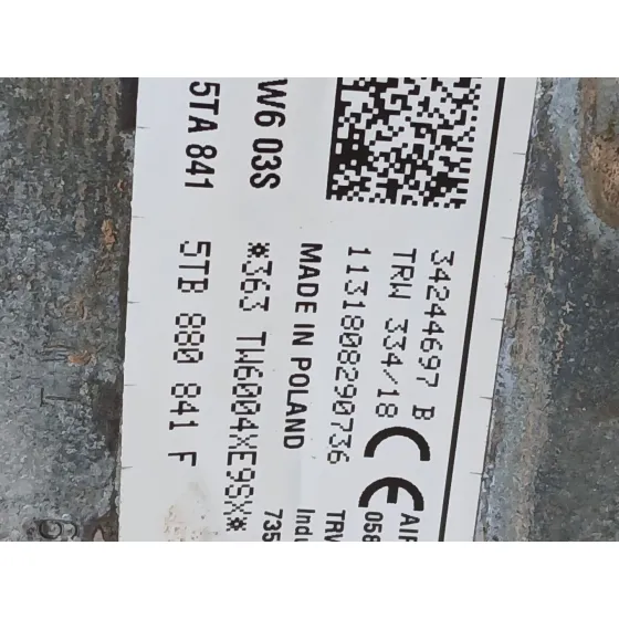 Kit Airbag para Volkswagen Tiguan (Ad1, Ax1)
