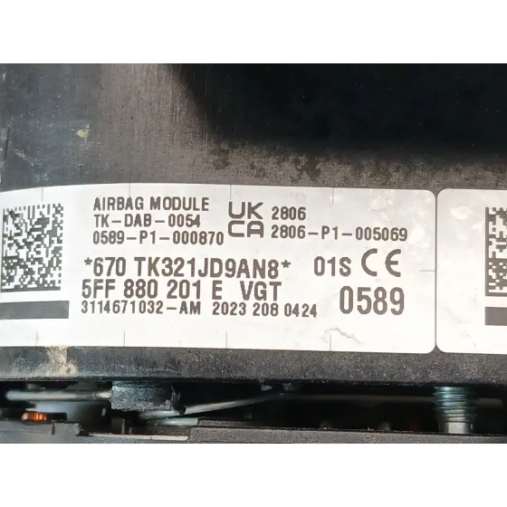 Kit Airbag para Cupra Formentor (Km7)