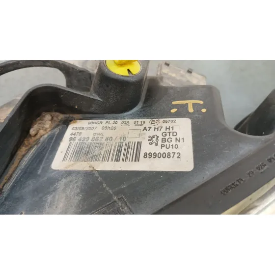 Faro Izquierdo para Peugeot 207/207+ (Wa_, Wc_)