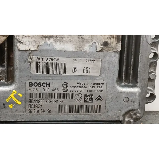 Centralita Motor Uce para Peugeot 207