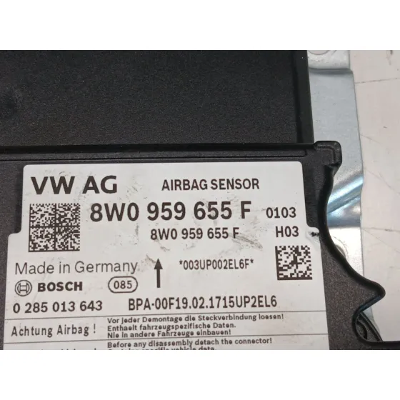 Kit Airbag para Audi A4 B9 (8W2, 8Wc)