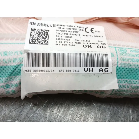 Airbag Cortina Delantero Izquierdo para Seat Arona (Kj7, Kjp)