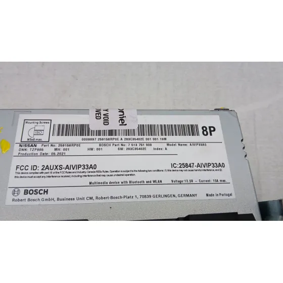 Sistema Navegacion Gps para Nissan Qashqai Iii (J12)