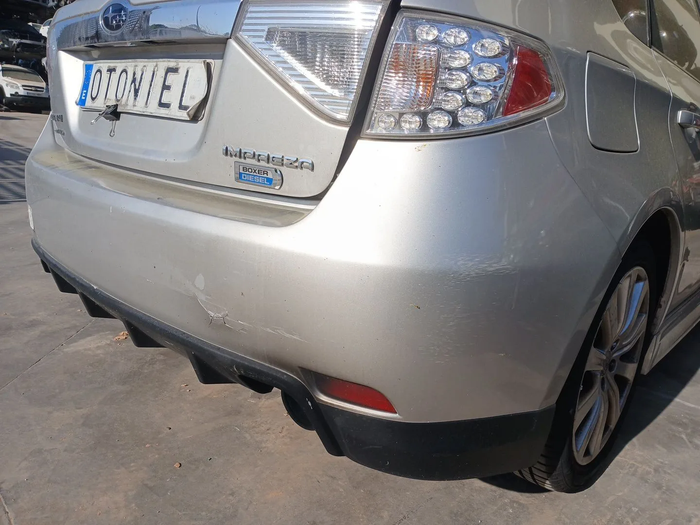Paragolpes Trasero para Subaru Impreza Hatchback (Gr, Gh, G3)
