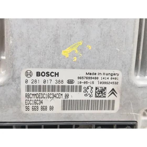Centralita Motor Uce para Peugeot 207/207+ (Wa_, Wc_)