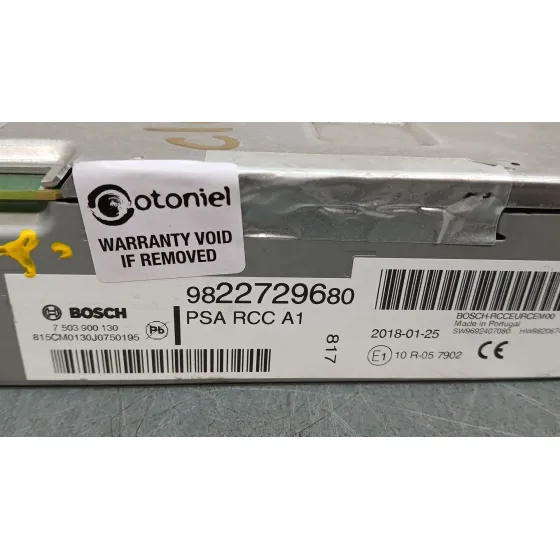 Sistema Audio / Radio Cd para Citroën C4 Picasso