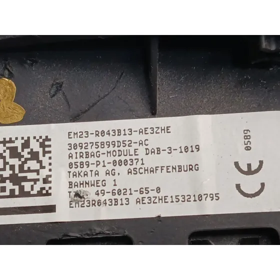 Kit Airbag para Ford S-Max (Cj, Wa6)