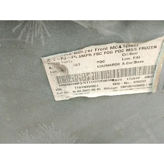 Paragolpes Delantero para Ford Transit V363 Caja/Chasis (Fed, Ffd)
