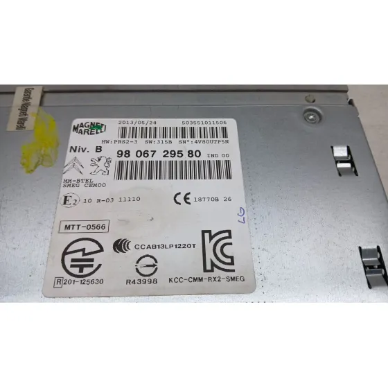 Sistema Audio / Radio Cd para Peugeot 208 I (Ca_, Cc_)