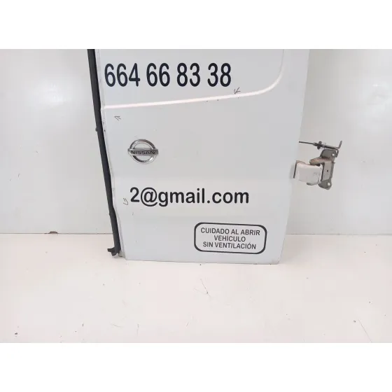 Puerta Trasera Derecha para Nissan Primastar Furgoneta (X83)