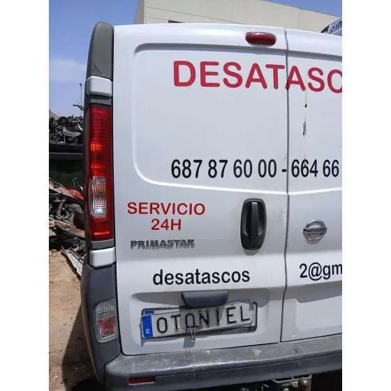 Puerta Trasera Izquierda para Nissan Primastar Furgoneta (X83)