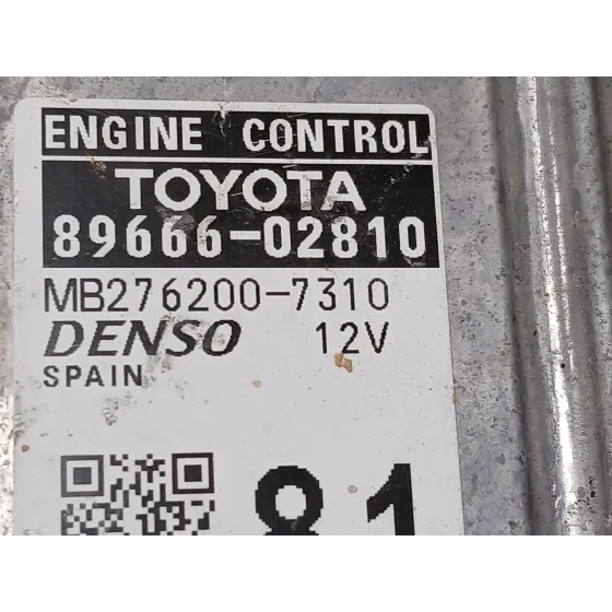 Centralita Motor Uce para Toyota Auris