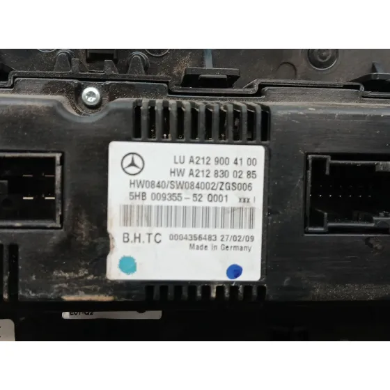 Mando Climatizador para Mercedes-Benz Clase E (W212)