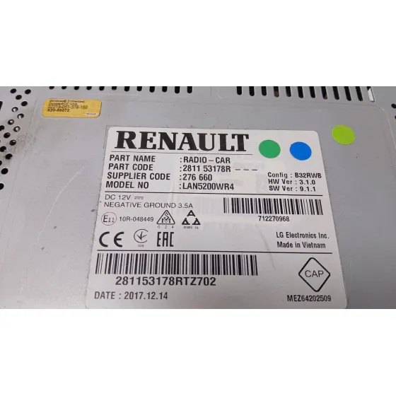 Sistema Audio / Radio Cd para Dacia Duster (Hm_)
